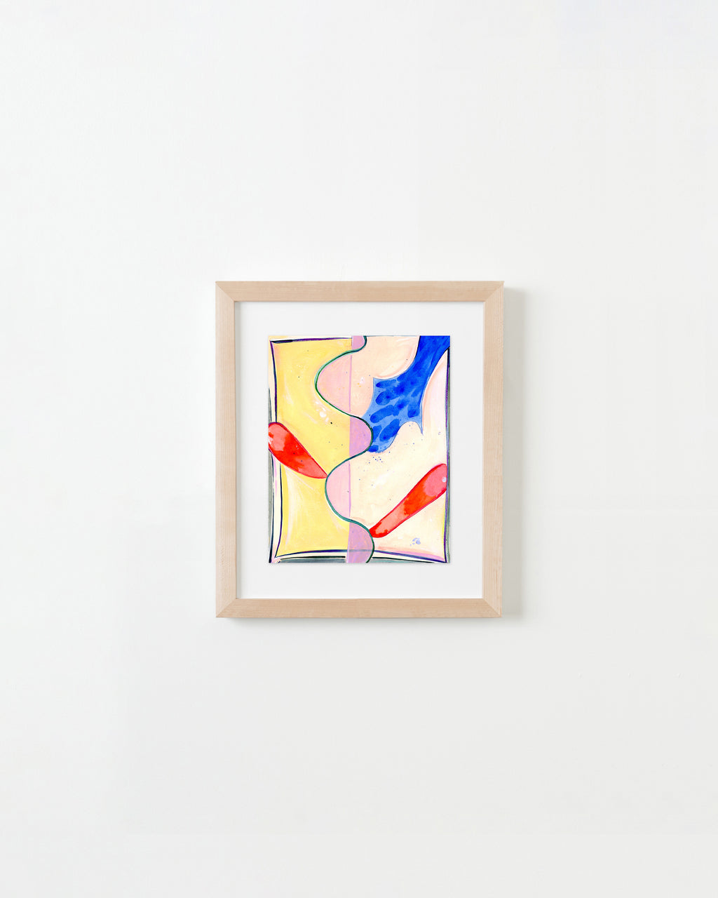 Painting by Jessica Simorte titled "Sew" - 5.