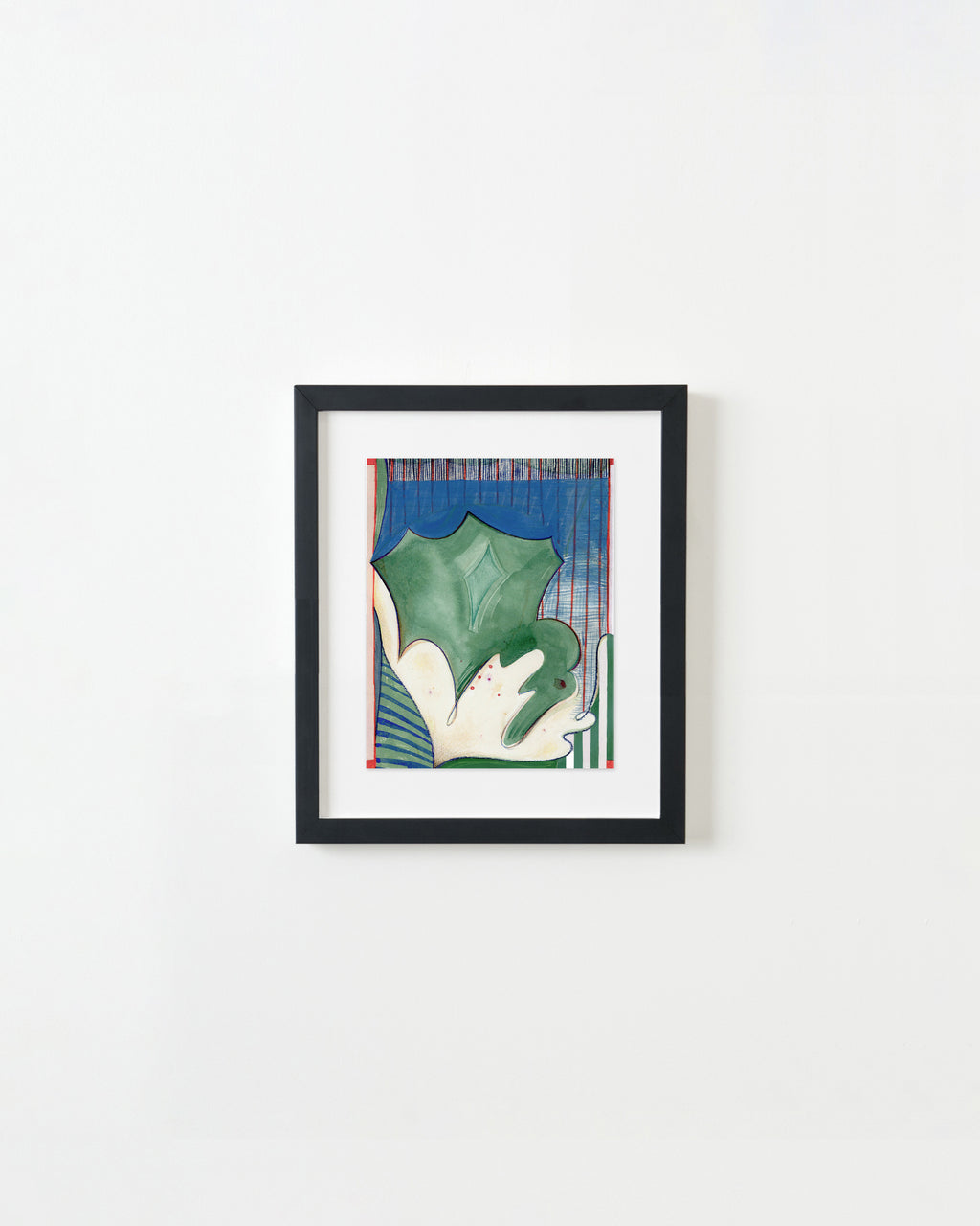 Painting by Jessica Simorte titled "Sharp Winter" - 4.