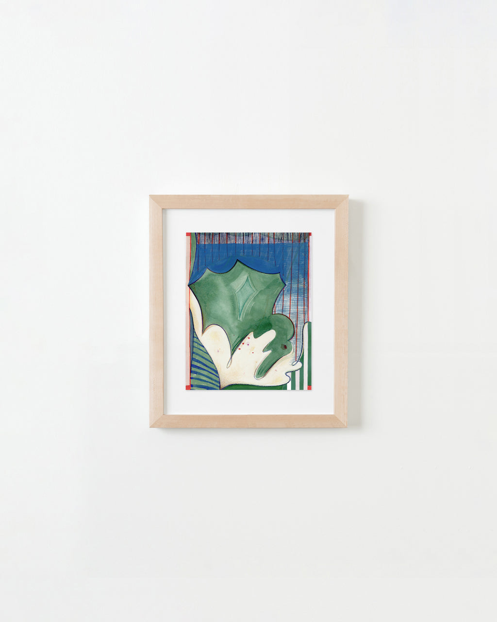 Painting by Jessica Simorte titled "Sharp Winter" - 5.