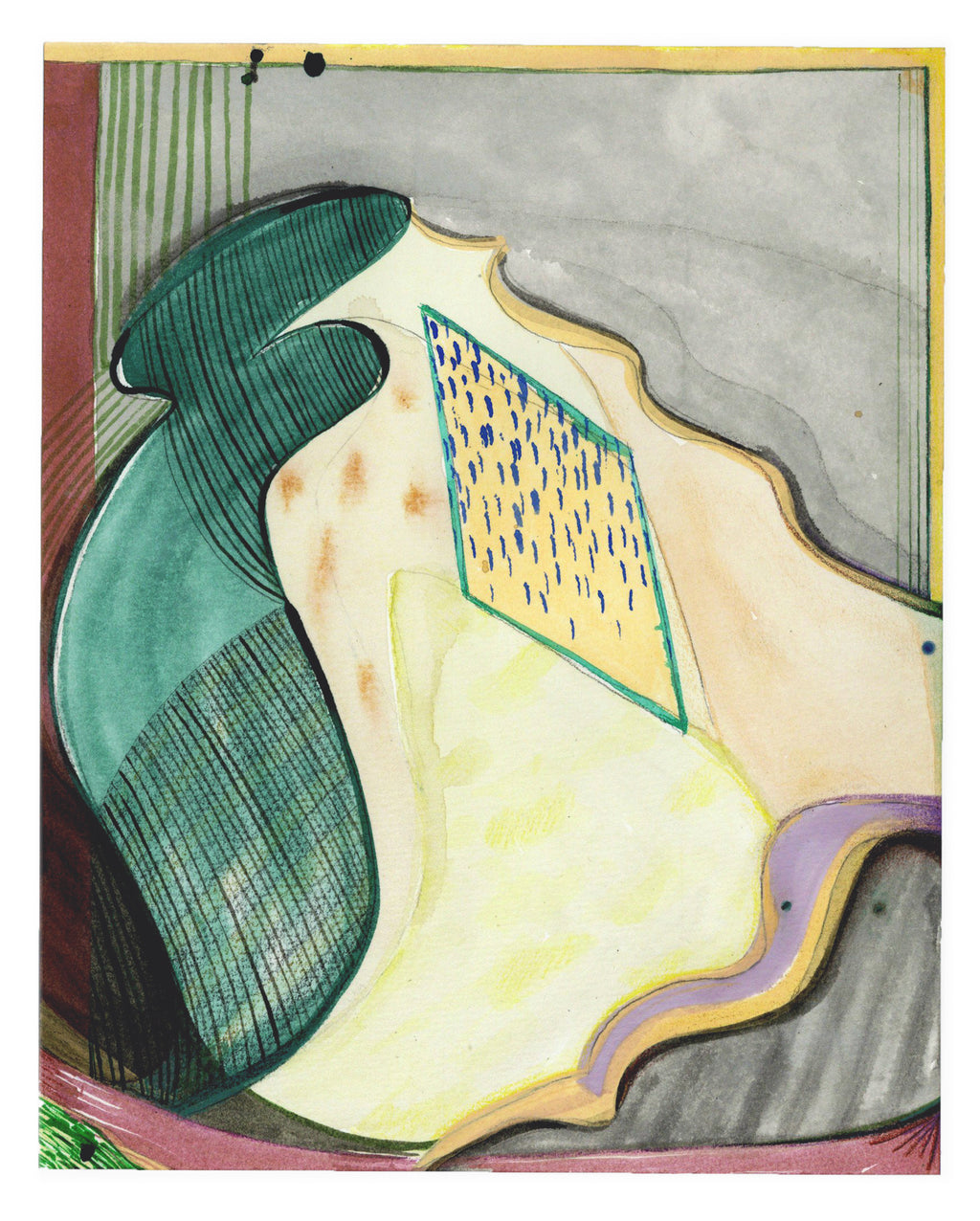 Painting by Jessica Simorte titled "Soak" - 2.