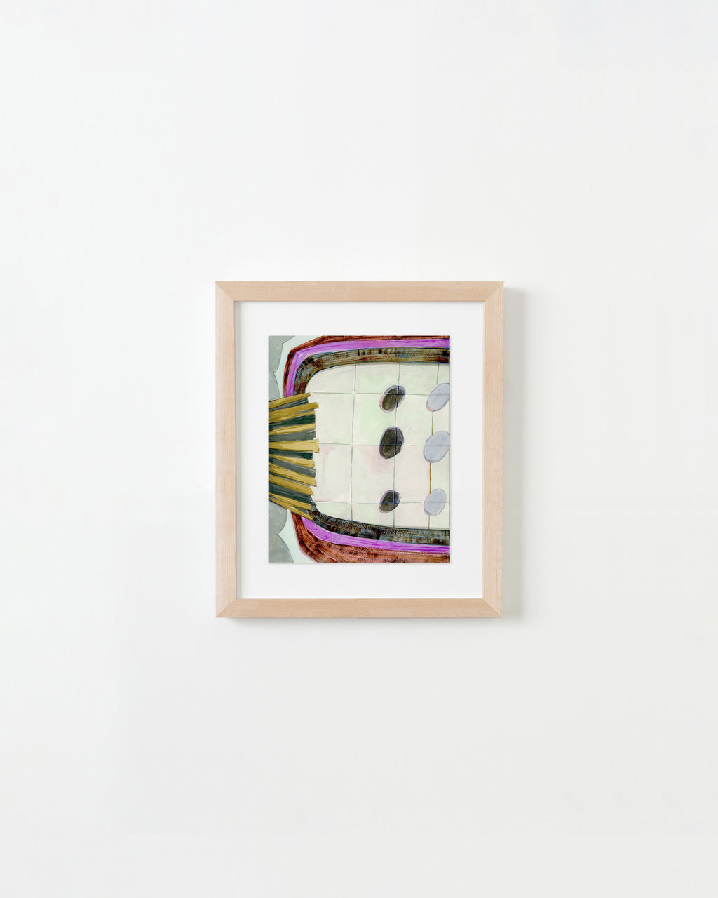 Painting by Jessica Simorte titled "Tent" - 5.