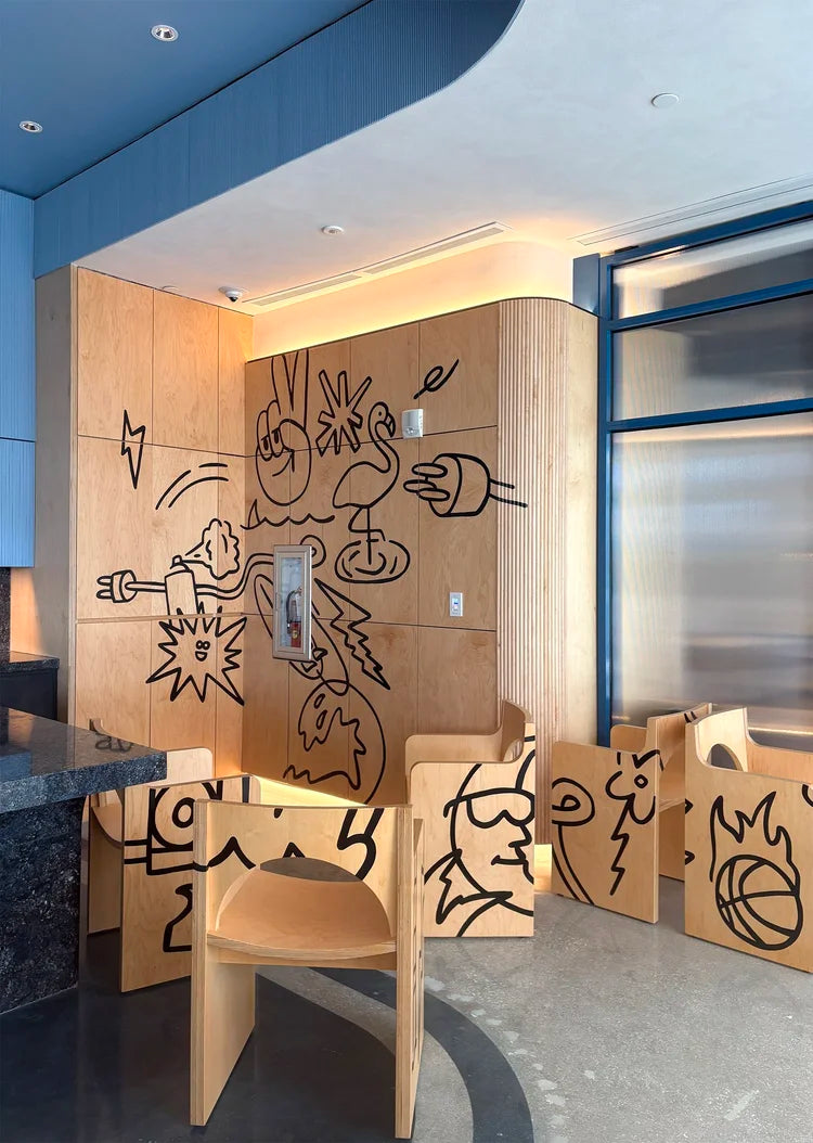 Custom Commission by Joe Geis titled "Site-Specific Series: Wall Mural" - 2.