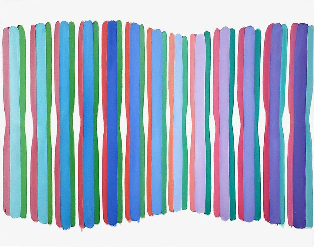 Painting by John Platt titled "Wavelength 1" - 2.