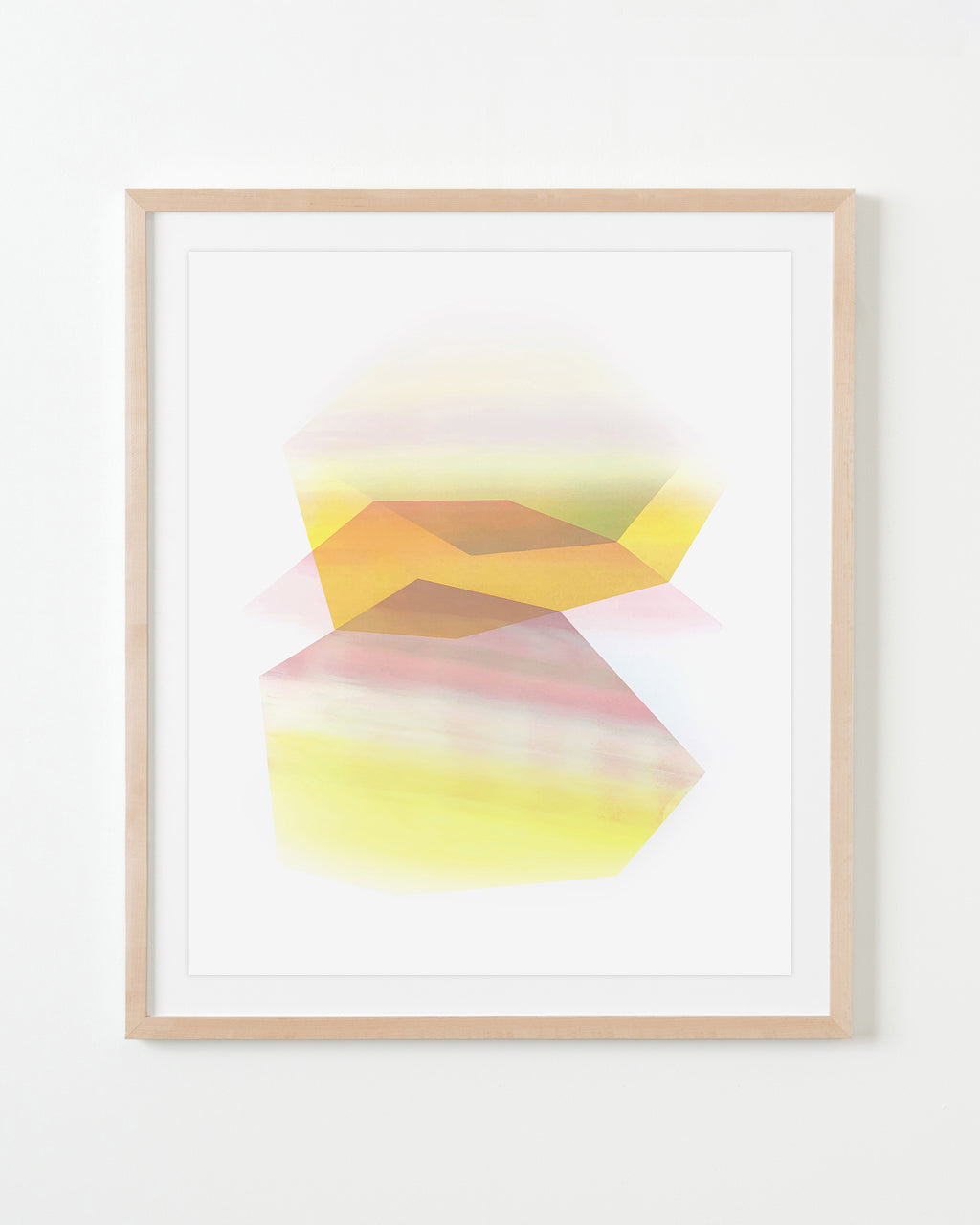 Print by Keiko Kamata titled "Planes 4" - 4.