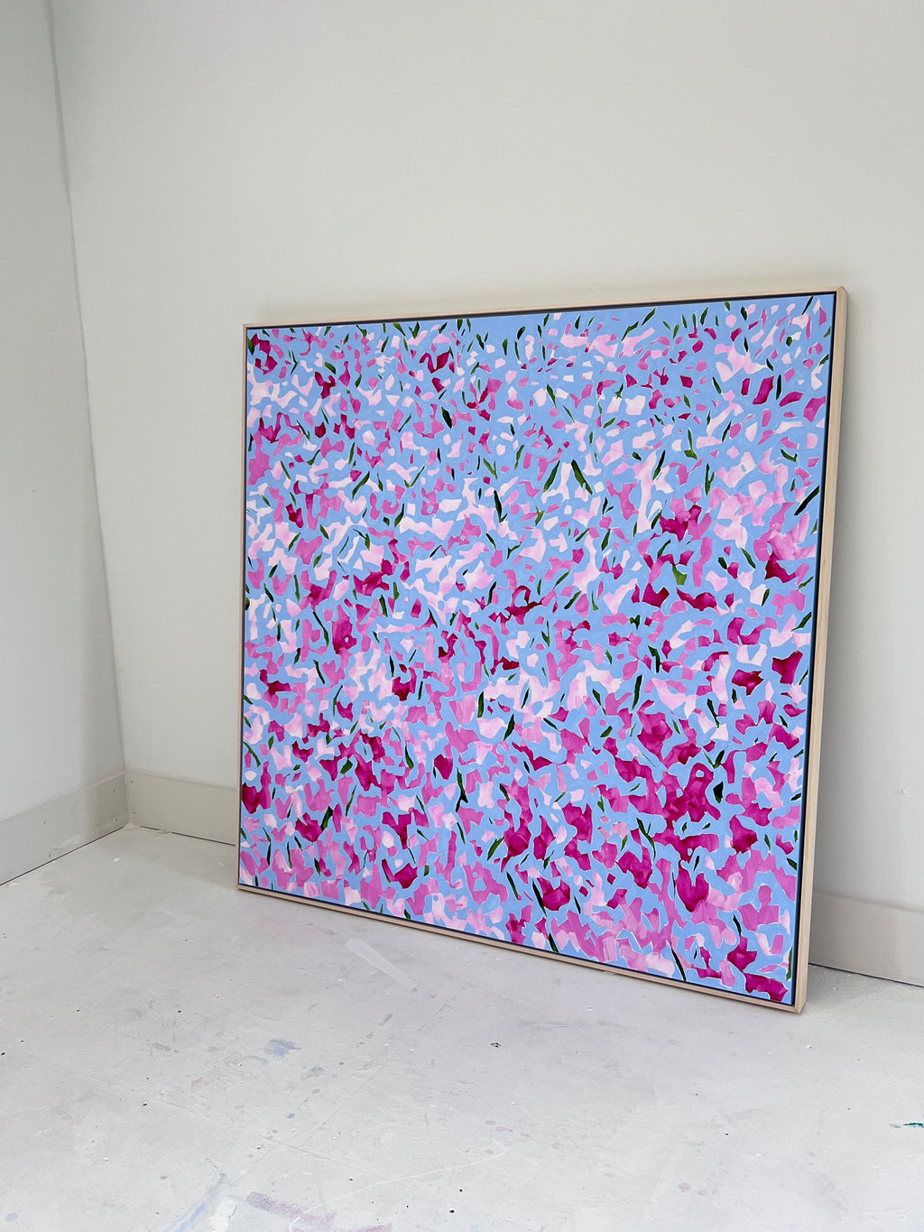 Painting by Kit Porter titled "a bit like trying to heal" - 4.