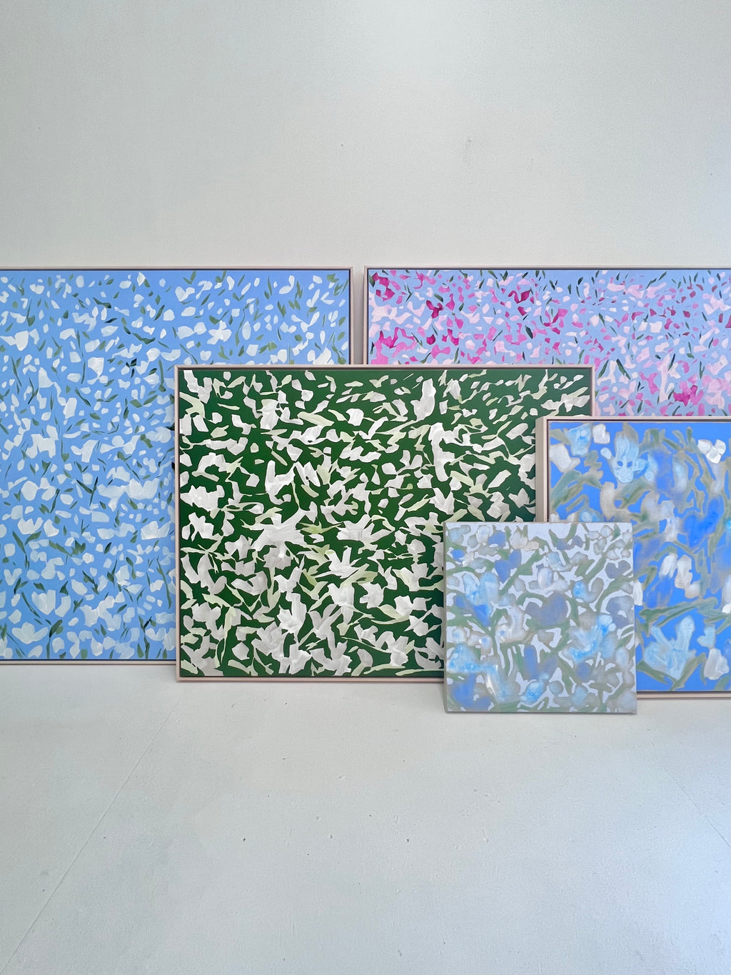 Painting by Kit Porter titled "how long it goes" - 3.