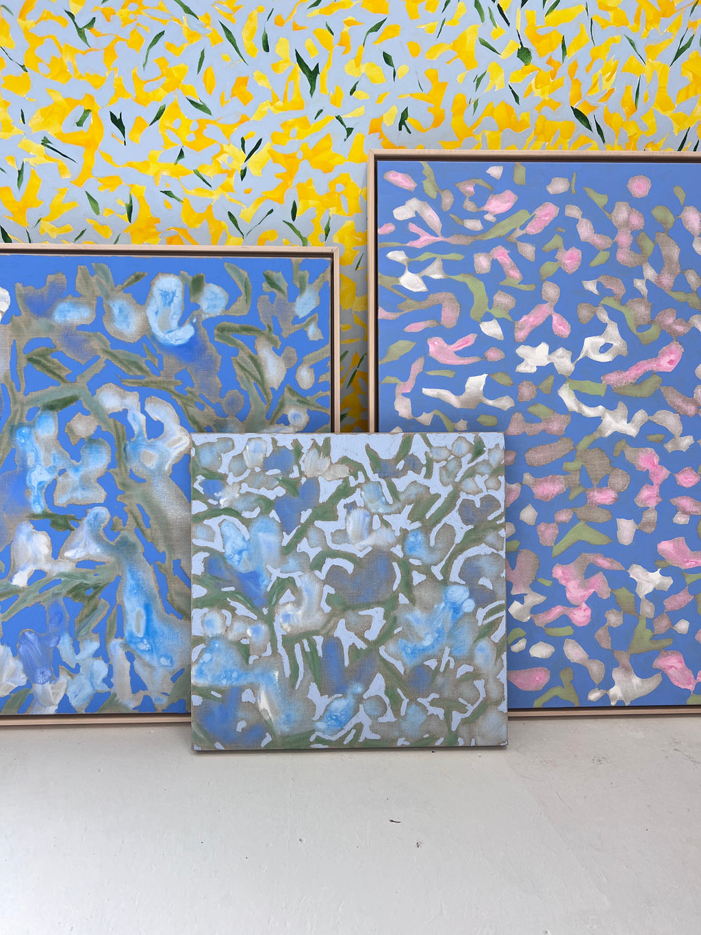 Painting by Kit Porter titled "drift in time, study" - 4.