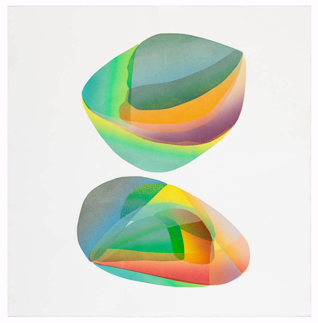 Print by Laura Berman titled "Gems D1" - 2.