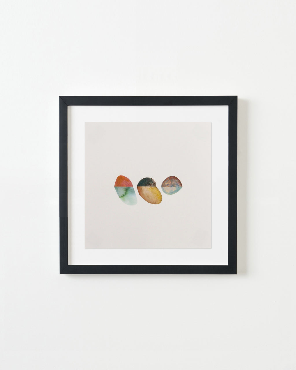Mixed Media by Laura Berman titled "Reflecting 1" - 3.