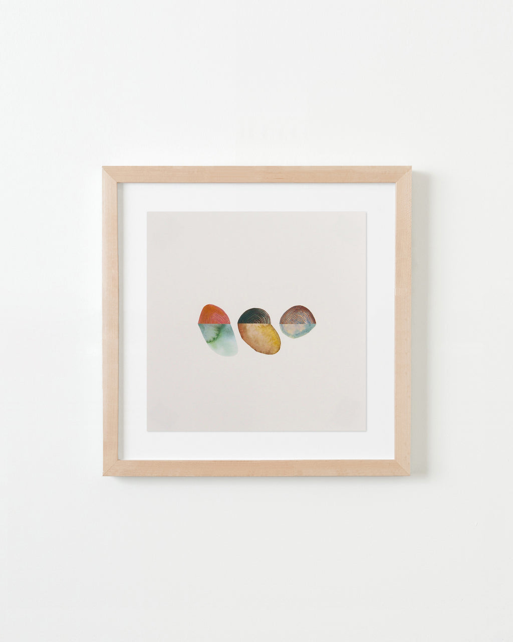 Mixed Media by Laura Berman titled "Reflecting 1" - 4.