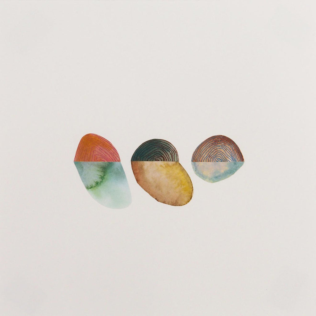 Mixed Media by Laura Berman titled "Reflecting 1" - 2.