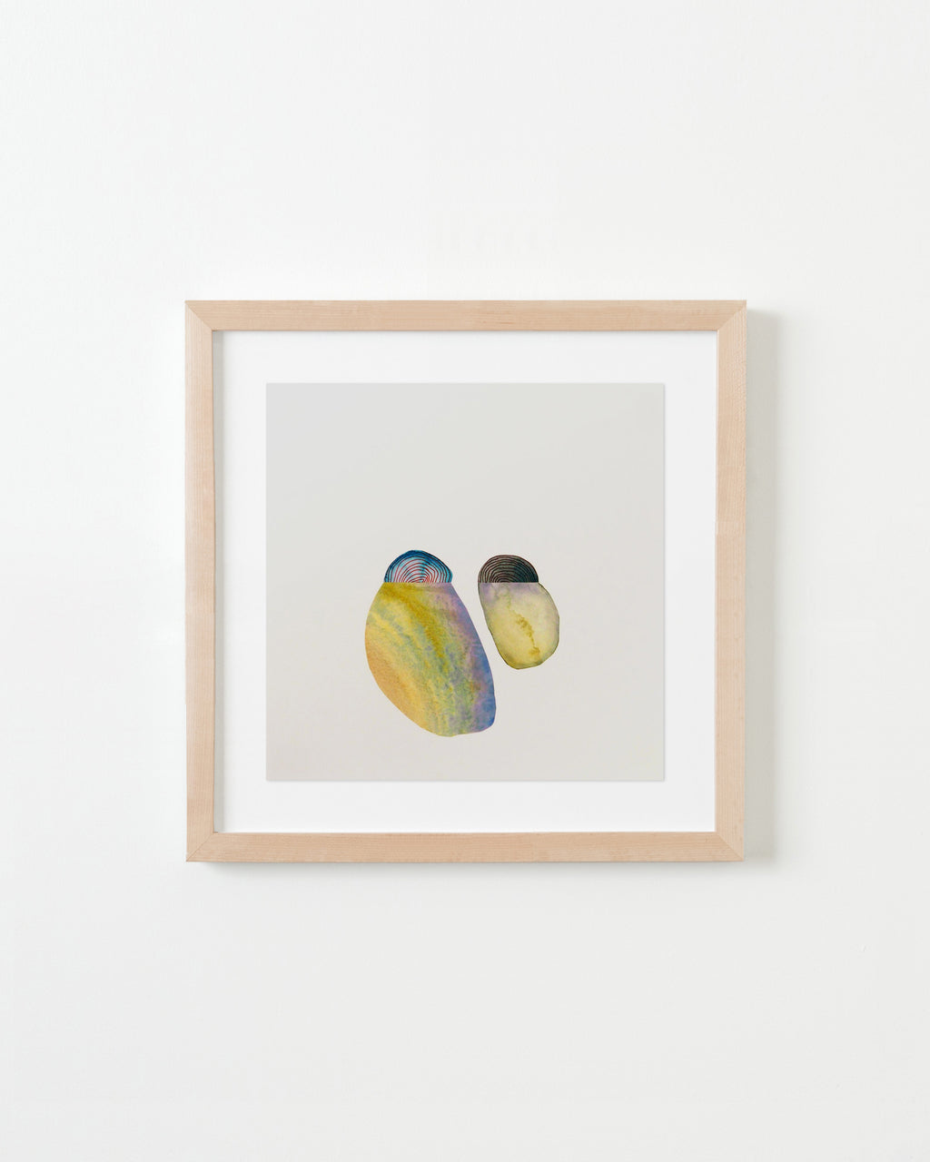 Mixed Media by Laura Berman titled "Reflecting 3" - 4.