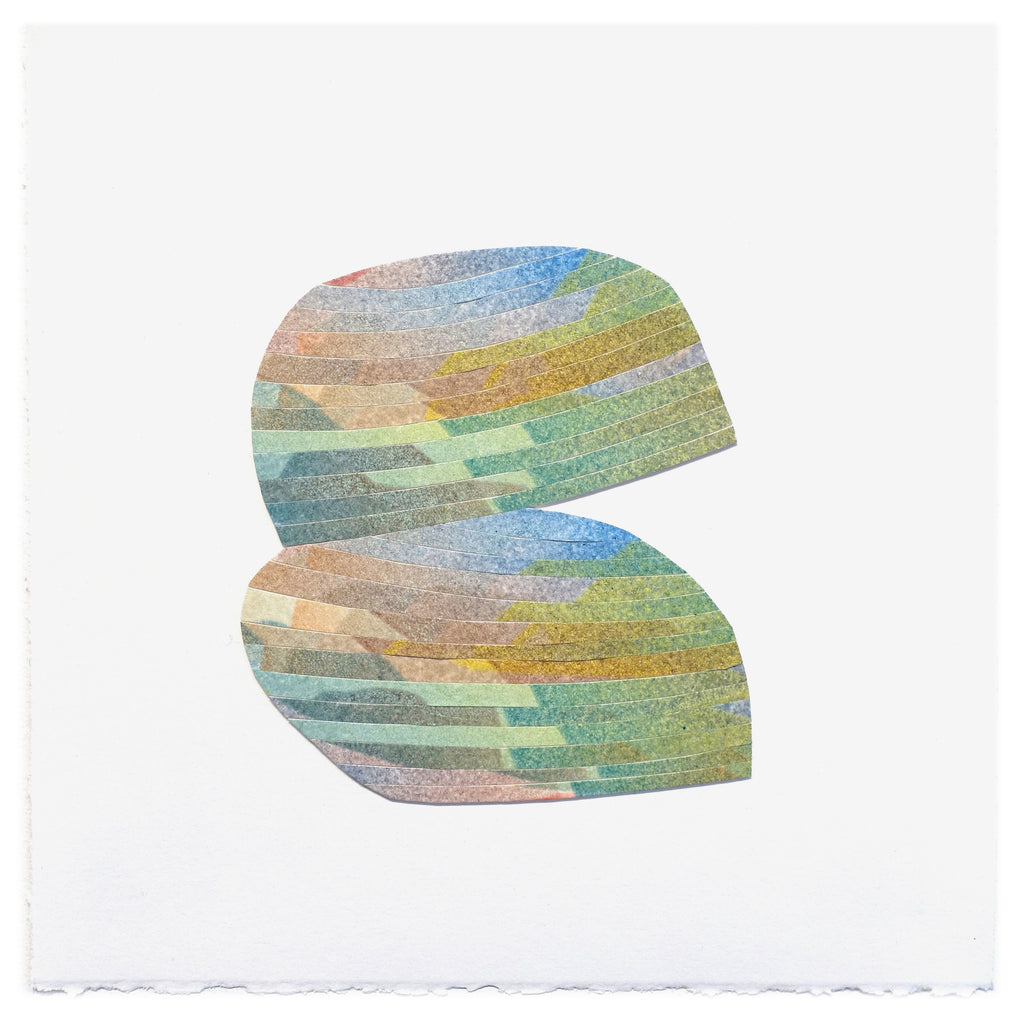 Print by Laura Berman titled "Synergy 23" - 2.
