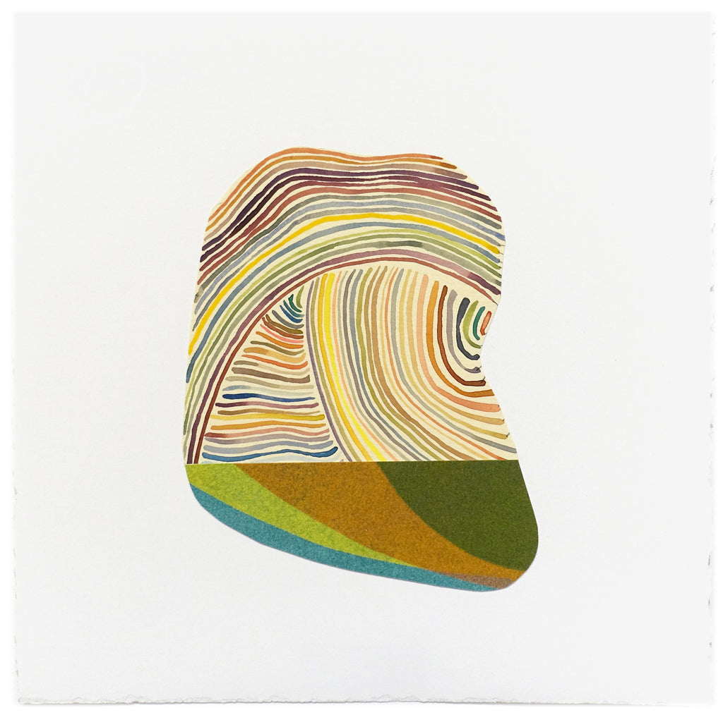 Print by Laura Berman titled "Synergy 9" - 2.