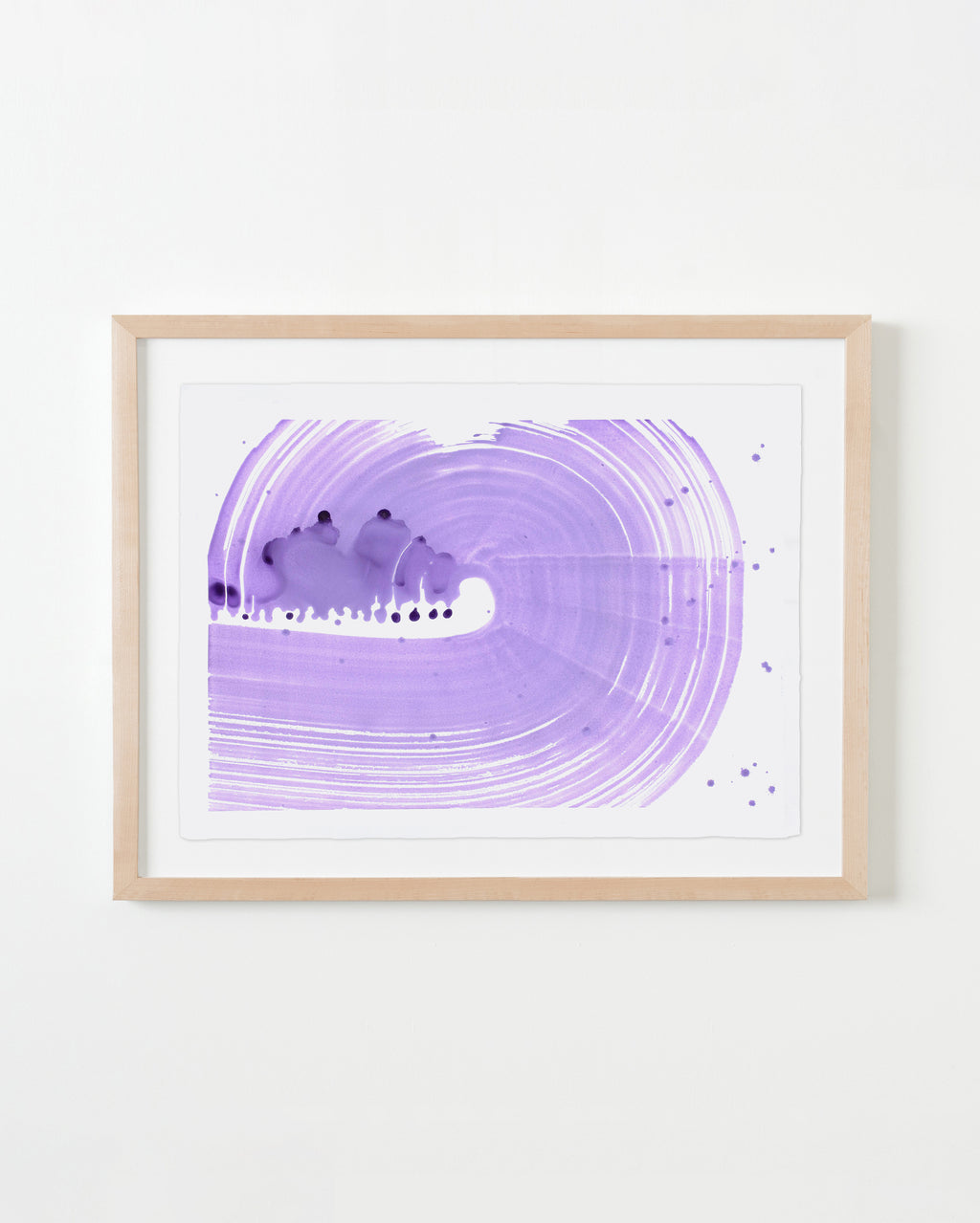 Painting by Linda Colletta titled "Purplescent I" - 4.