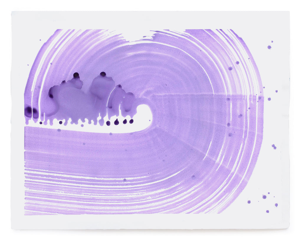 Painting by Linda Colletta titled "Purplescent I" - 2.