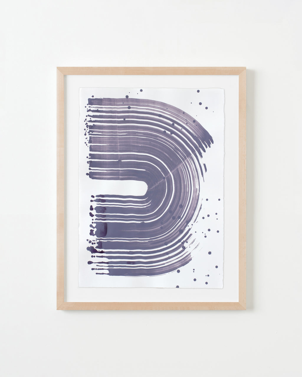 Painting by Linda Colletta titled "Mulberry IV" - 4.