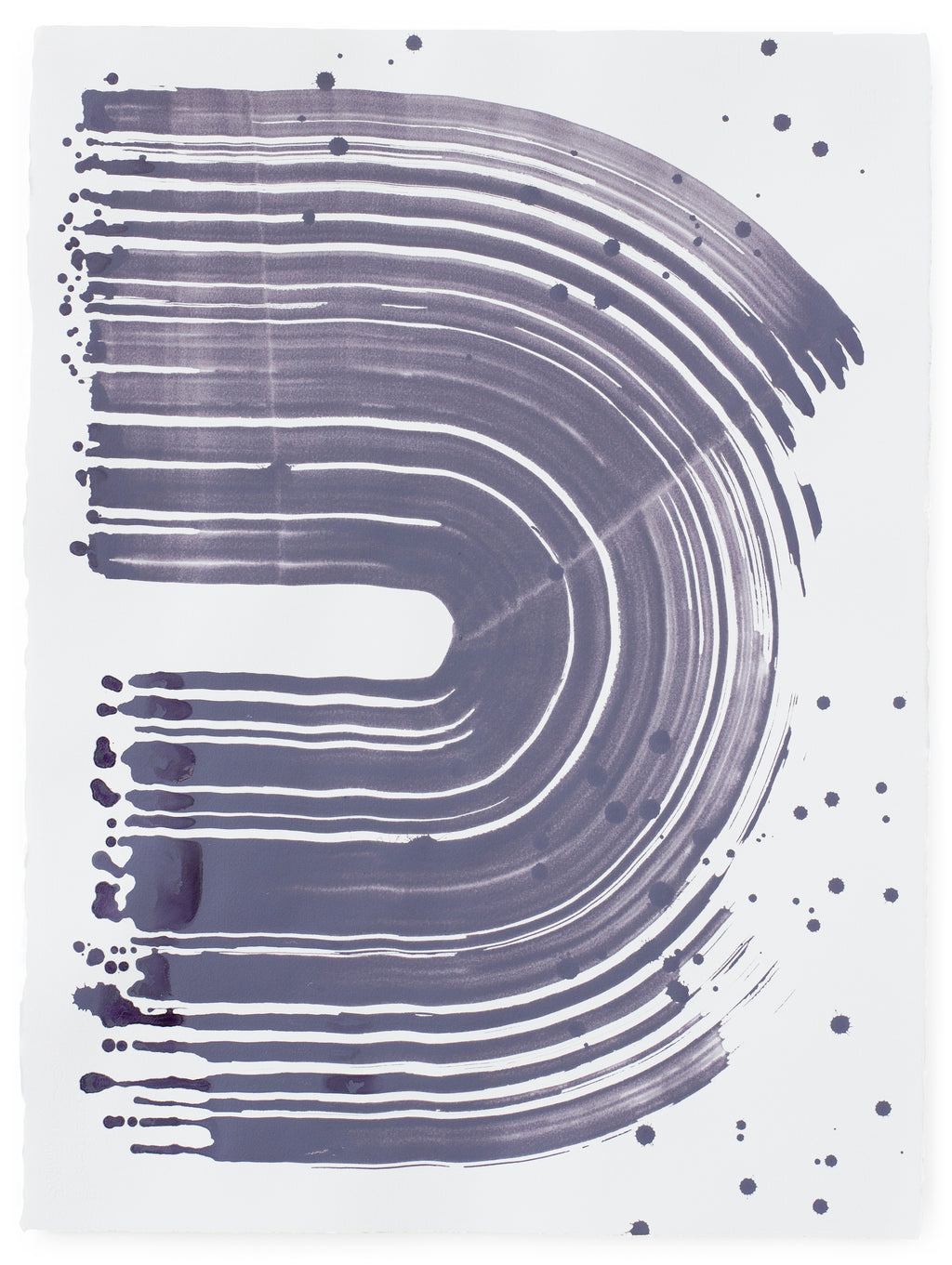 Painting by Linda Colletta titled "Mulberry IV" - 2.