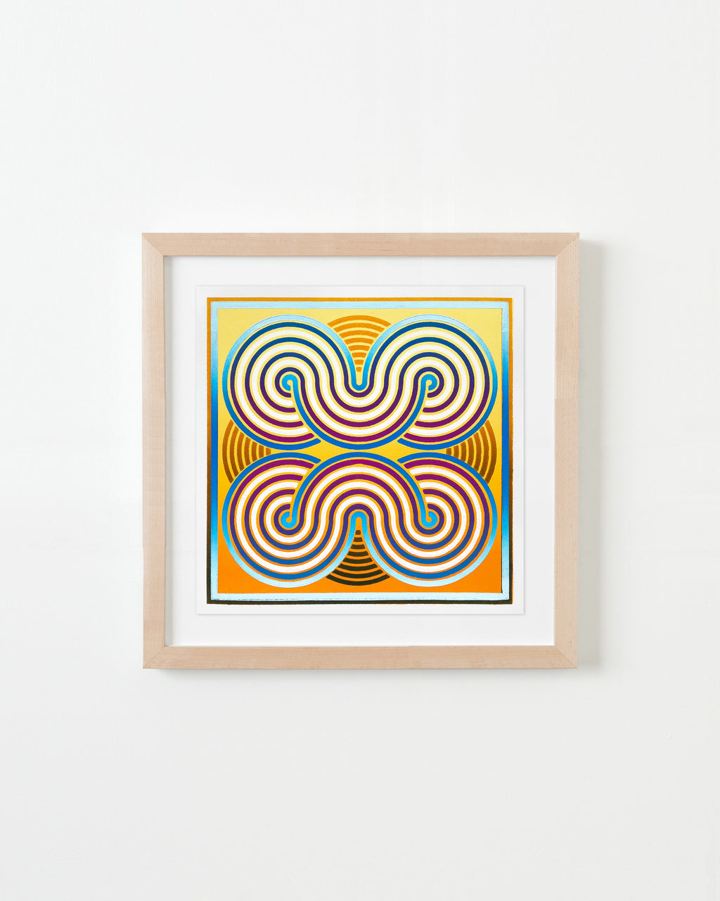 Print by Matt Neuman titled "Coils #14c" - 4.