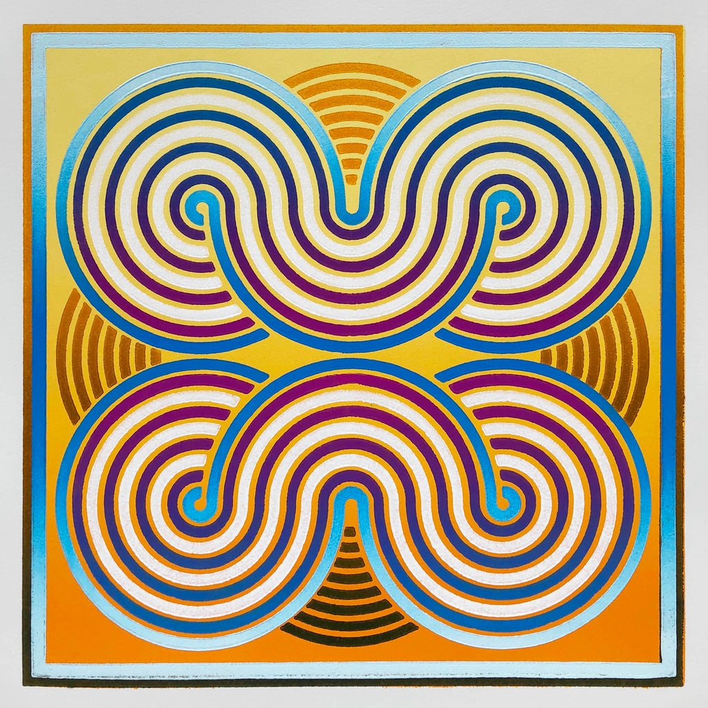 Print by Matt Neuman titled "Coils #14c" - 2.