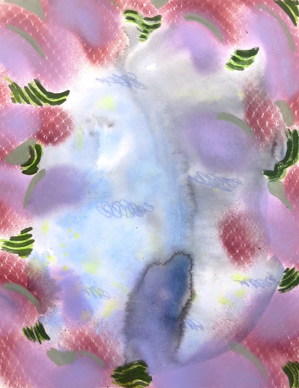 Painting by Nina Bellucci titled "See-through 1" - 2.