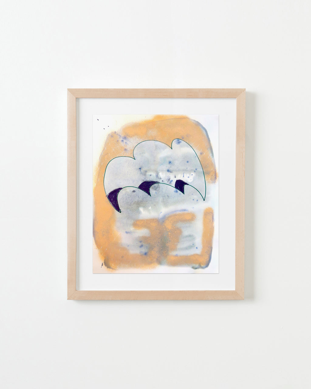 Painting by Nina Bellucci titled "Virtual Hug" - 6.
