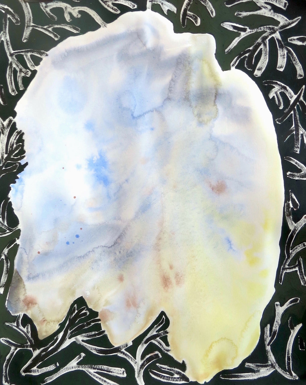 Painting by Nina Bellucci titled "Walk in the Woods" - 2.