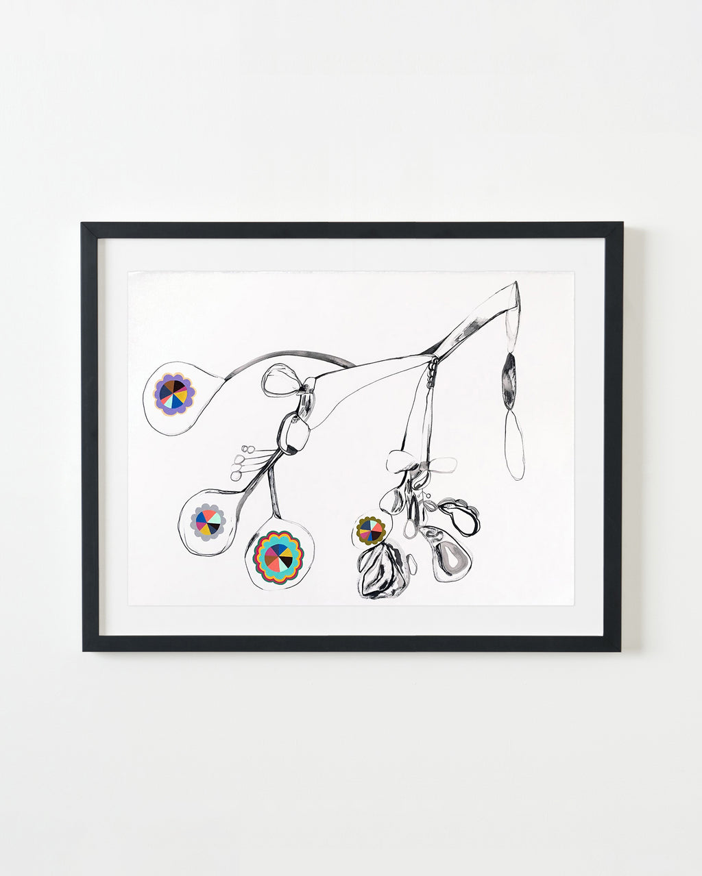 Drawing by Rebeca Raney titled "Plant #5" - 3.