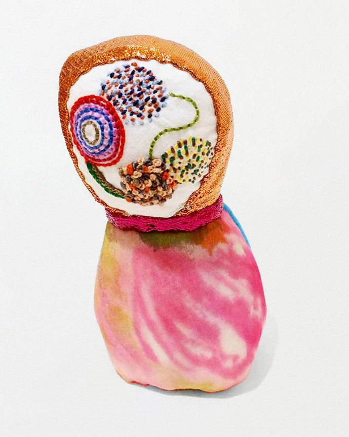 Sculpture by Rebeca Raney titled "Mini Gertrude 2" - 2.