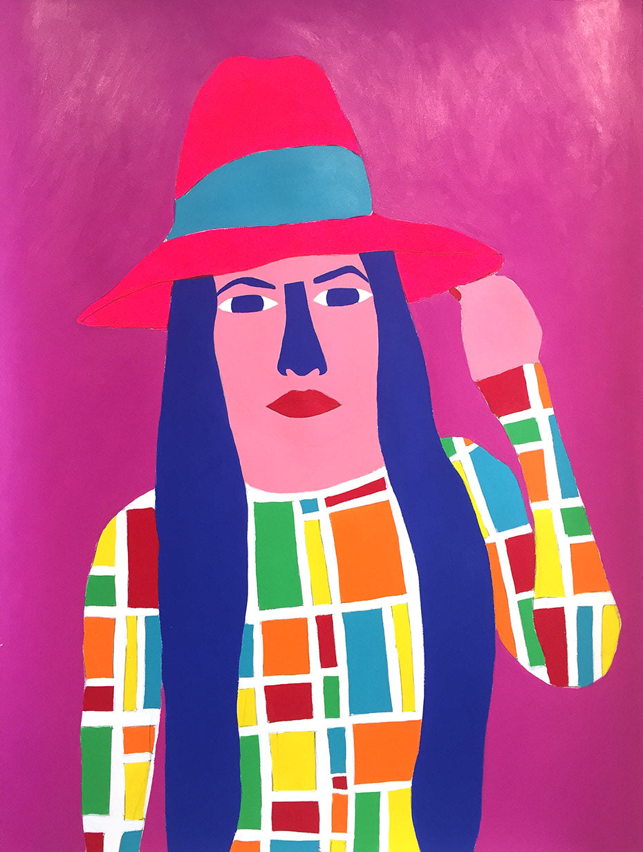 Painting by Robert Otto Epstein titled "Chloe" - 2.