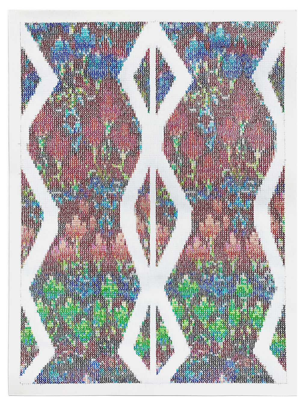 Drawing by Robert Otto Epstein titled "Pair of Vessels 11" - 2.