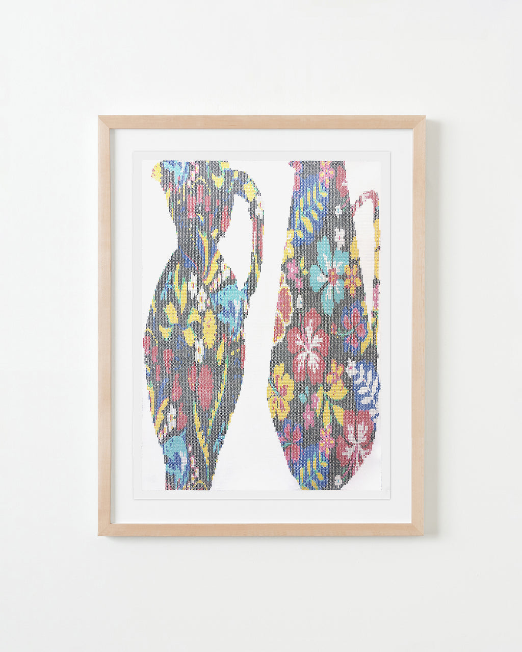 Drawing by Robert Otto Epstein titled "Pair of Vessels 5" - 4.