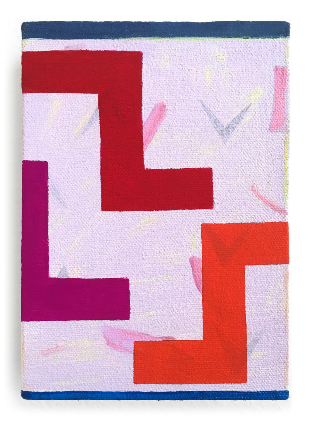 Painting by Jessica Simorte titled "Small Talk" - 2.