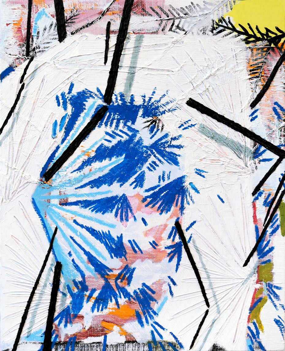 Painting by Tyler Scheidt titled "Portal" - 2.