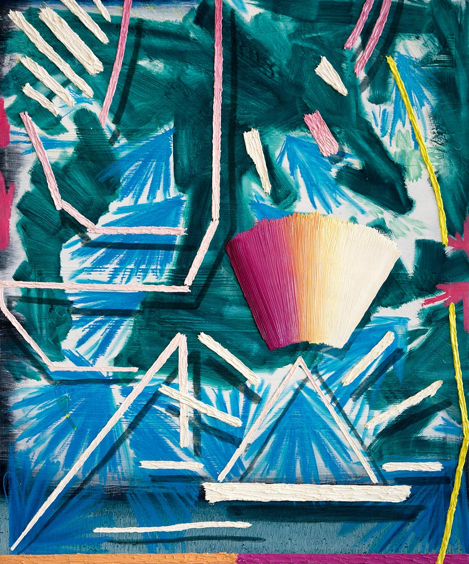 Painting by Tyler Scheidt titled "Tides" - 2.