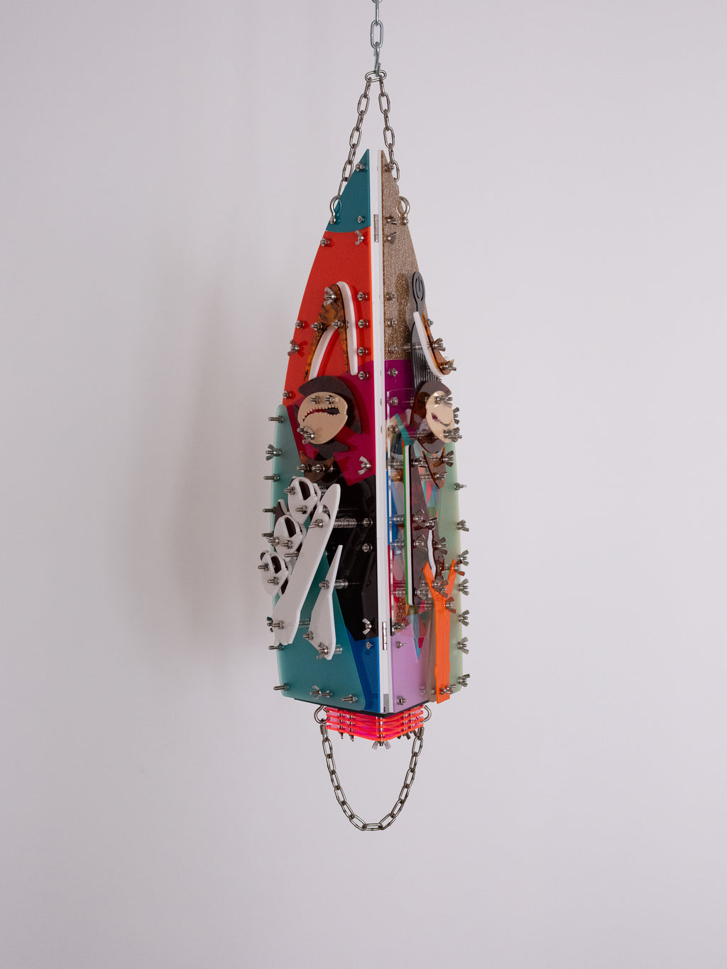 Sculpture by Damien Davis titled "To the Moon (Blackamoors Collages #470)" - 5.