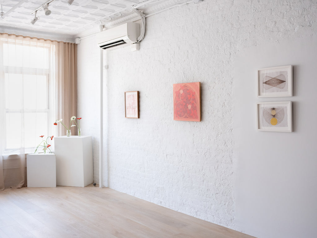 Painting by Lucía Rodríguez Pérez titled "Untitled (blinded niche II)" - 6.
