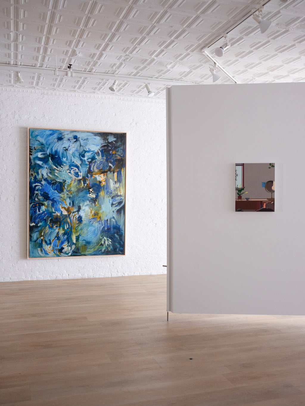 Painting by Adrian Kay Wong titled "Untitled (Self-Portrait)" - 4.