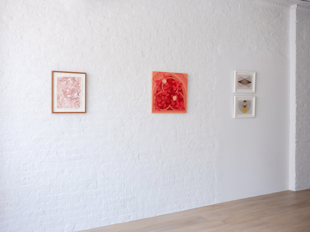 Painting by Lucía Rodríguez Pérez titled "Untitled (blinded niche II)" - 7.