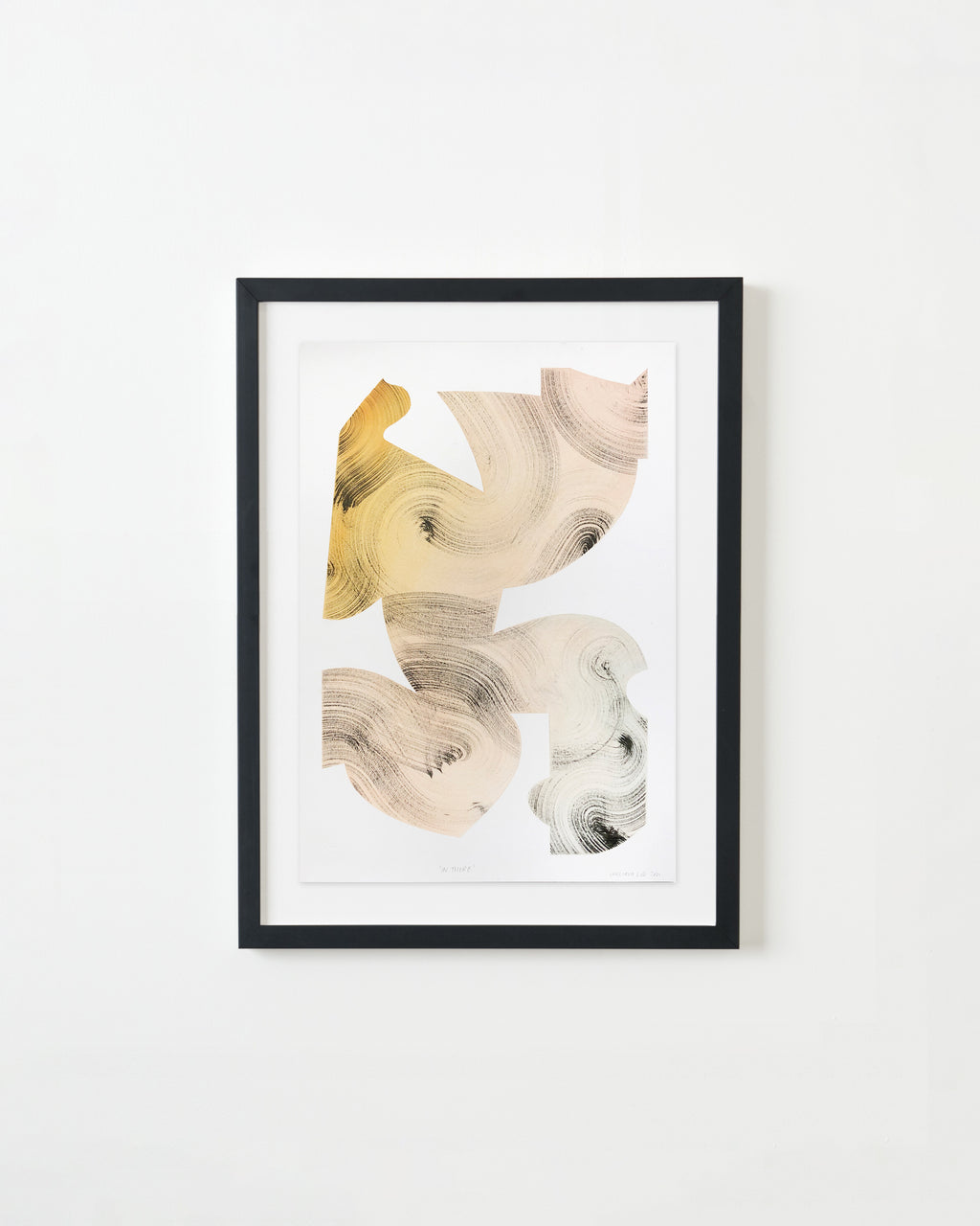 Drawing by William Luz titled "In There" - 3.