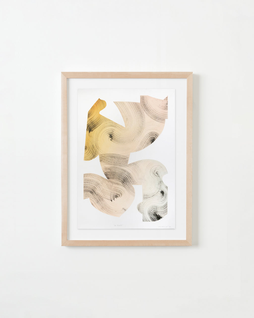 Drawing by William Luz titled "In There" - 4.
