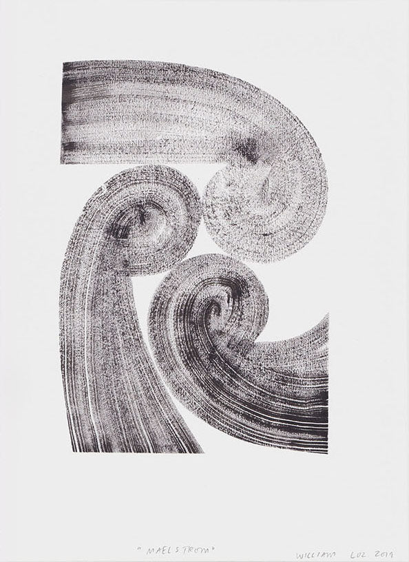 Painting by William Luz titled "Maelstrom" - 2.