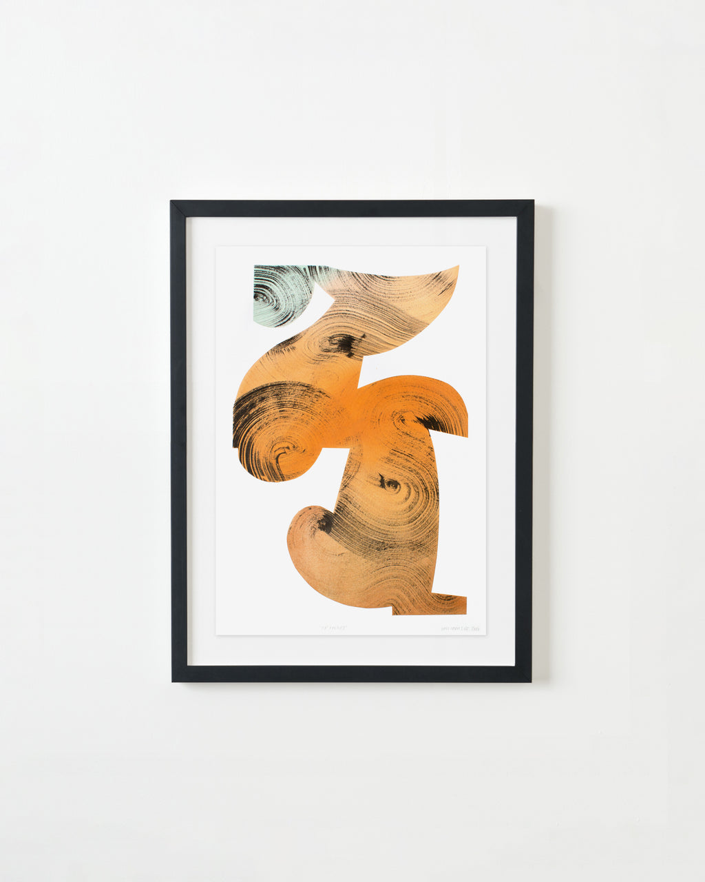 Drawing by William Luz titled "Oranges" - 3.