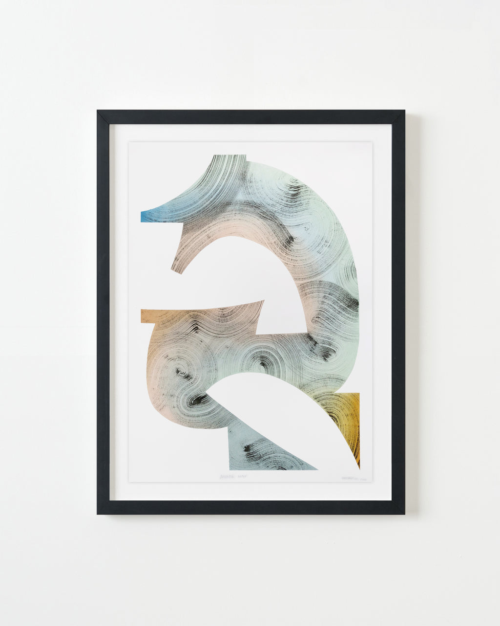 Drawing by William Luz titled "Passing Wind" - 3.