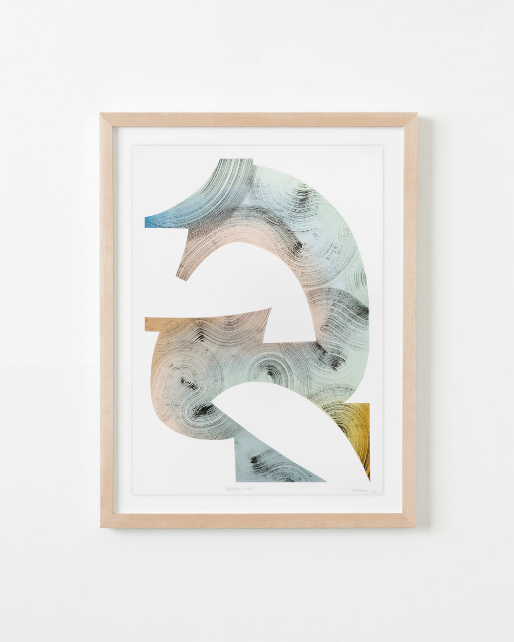Drawing by William Luz titled "Passing Wind" - 4.