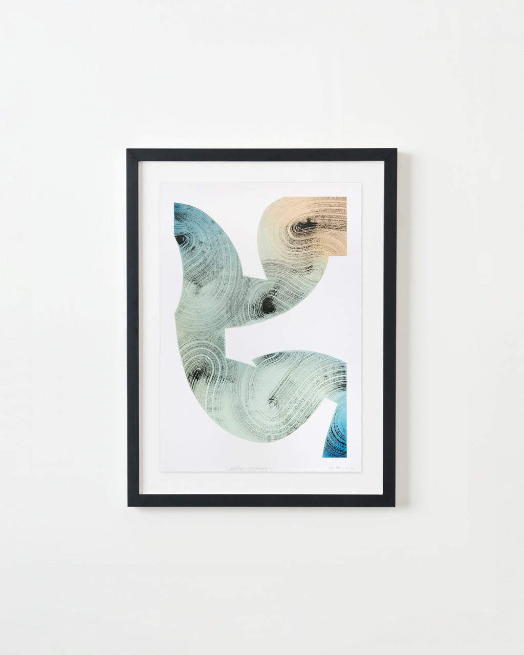 Drawing by William Luz titled "Relative Permanence" - 3.