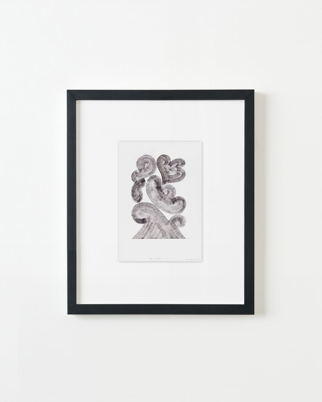 Painting by William Luz titled "The Waves" - 3.