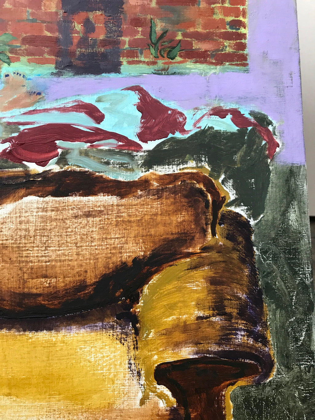 Painting by Agnes Walden titled "Sophie" - 4.