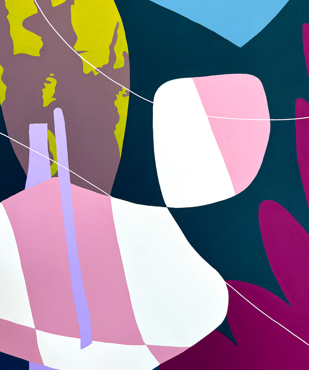 Painting by Alex Proba titled "Babciu, April 1993" - 4.