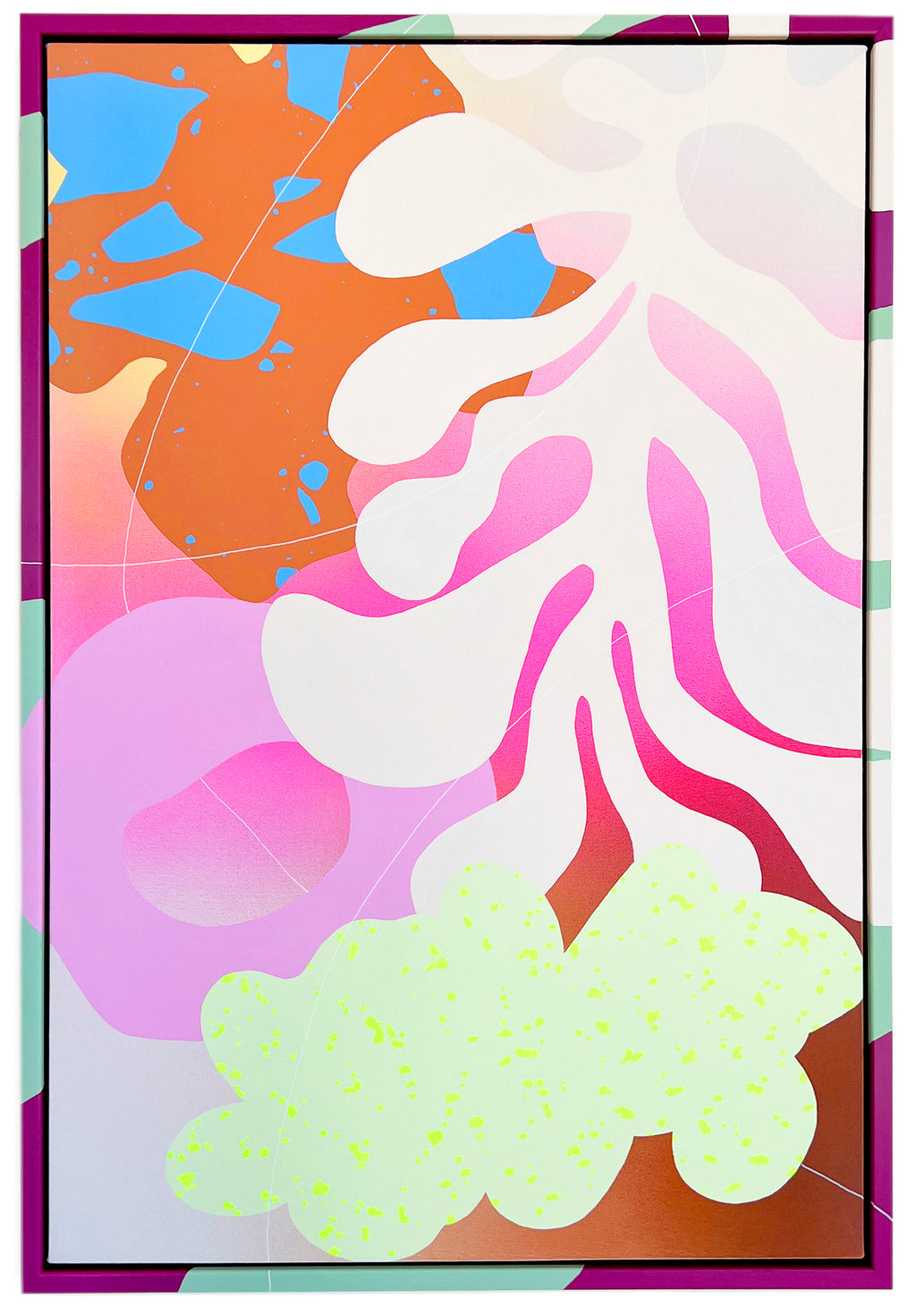 Painting by Alex Proba titled "Babciu, June 1991" - 2.